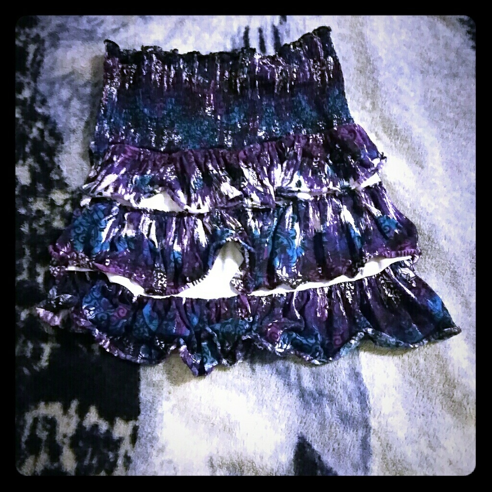 Strapless summer top